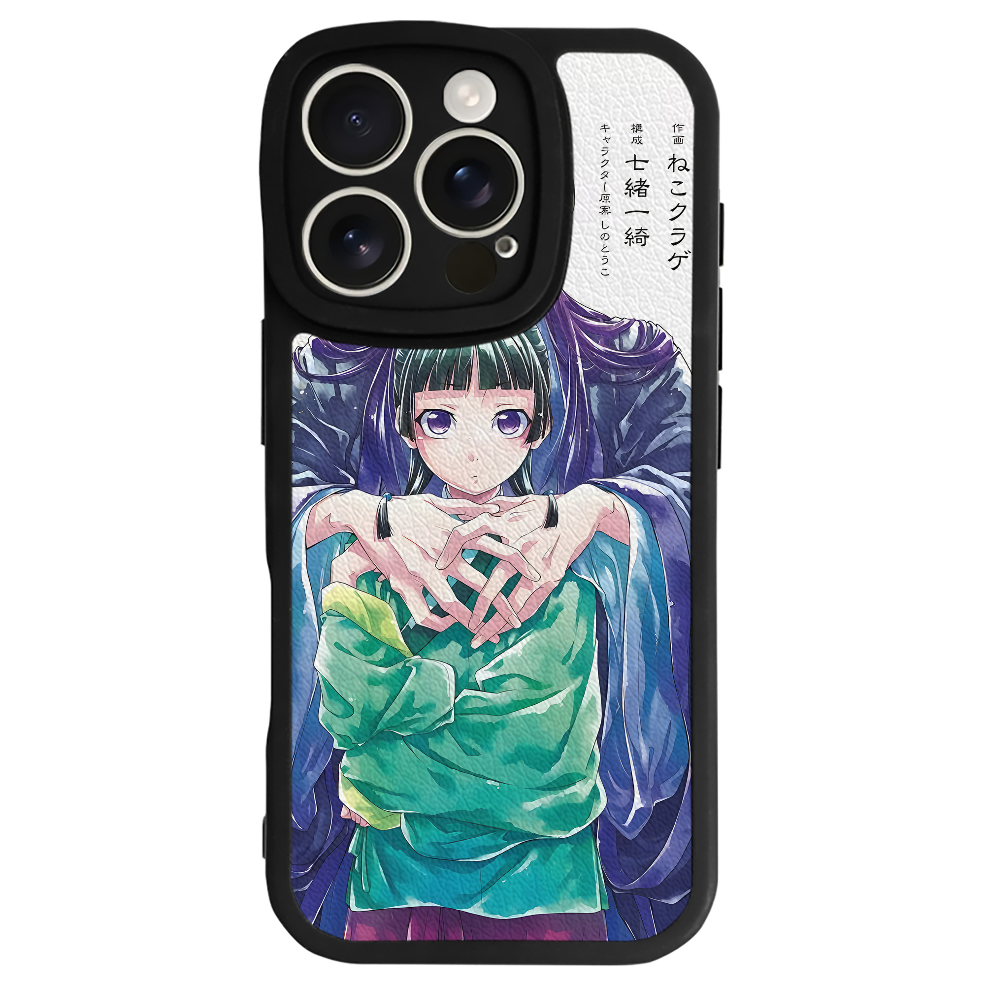 （画像用） 薬屋のひとりごと The Apothecary Diaries 【iPhone 16シリーズ対応】シリコンスマホケース（レザー調） 材質：シリコン